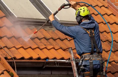 Démoussage et hydrofuge de toiture à Carlucet